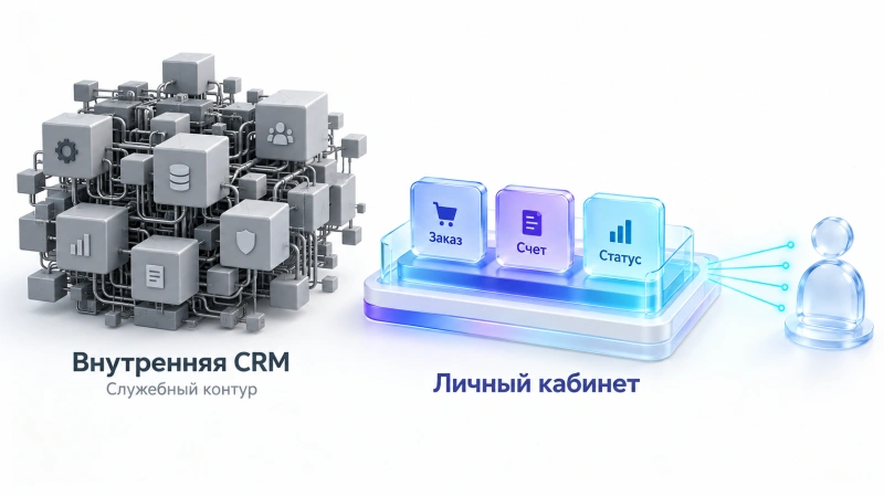 Личный кабинет против CRM: в чём принципиальная разница