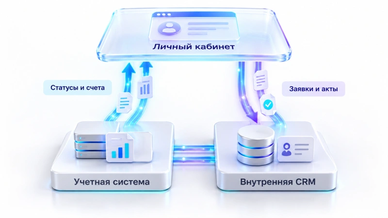 Интеграция с внутренними системами без двойного ввода