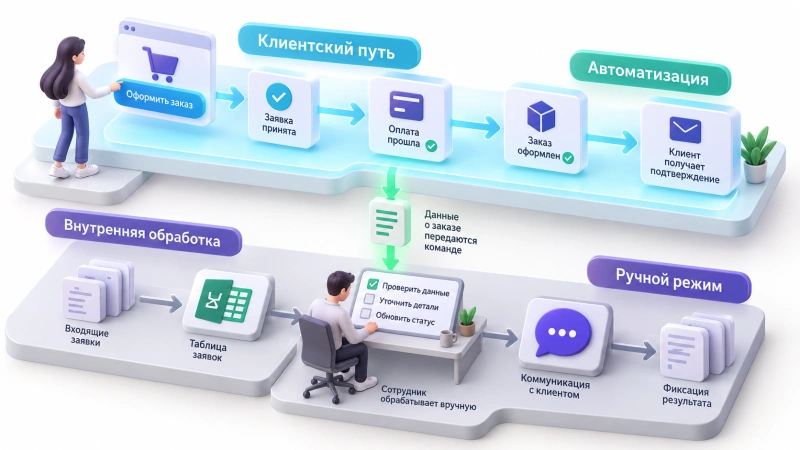 Автоматизация рутины, которую дешевле закрыть вручную
