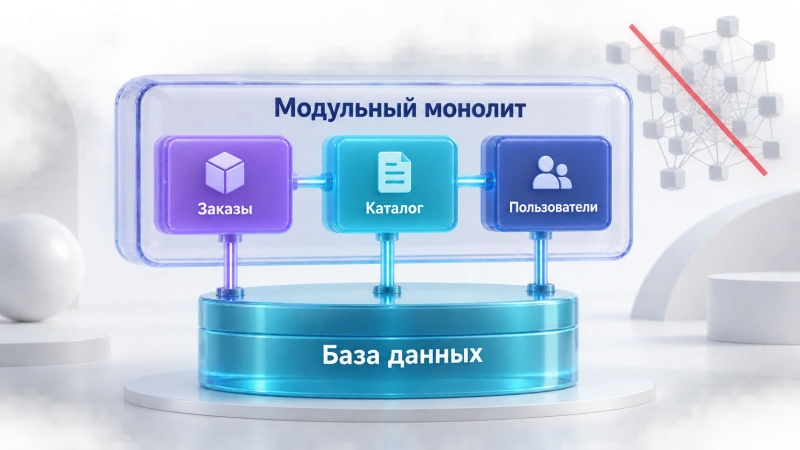 Бэкенд и база данных: почему модульный монолит остается лучшим выбором