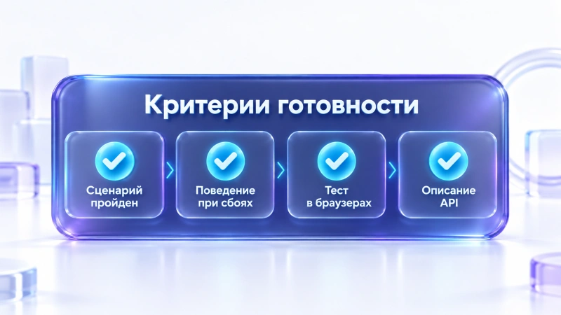 Критерии приемки: правило фиксации Definition of Done