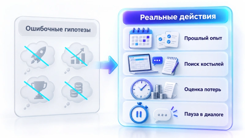 Как построить разговор: фокус на фактах, а не фантазиях