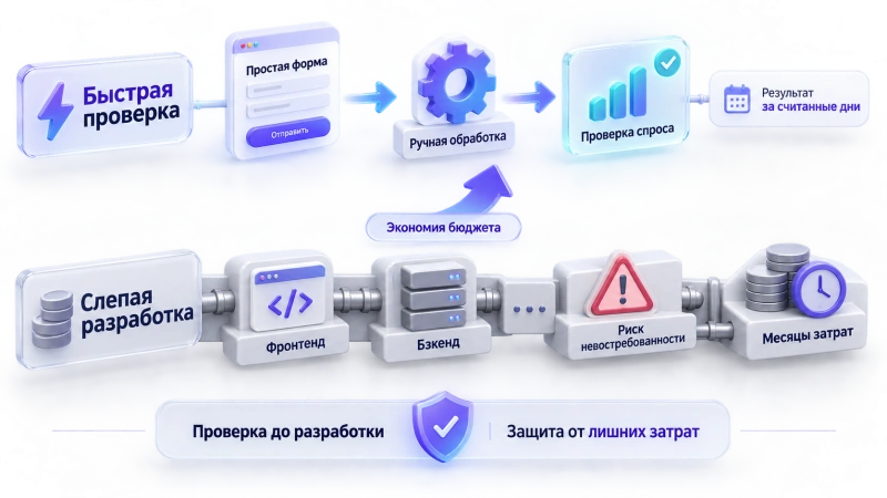 Дешёвые способы проверки гипотезы до написания кода