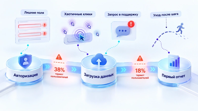 Карта сценария: оцифровка ключевых этапов