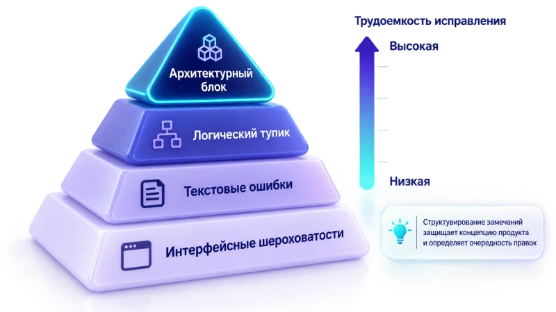 Классификация замечаний и корректировка требований
