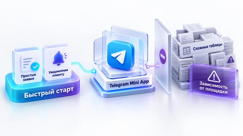 Telegram-боты и Mini Apps: быстрый старт с понятными ограничениями