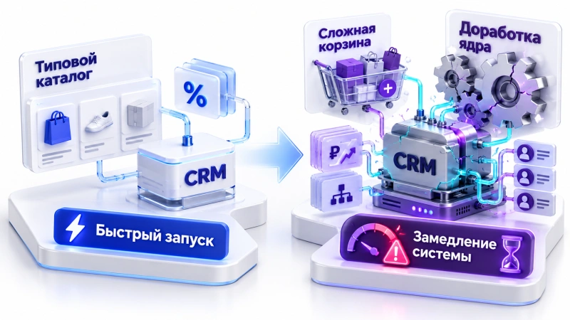 Доработка CRM: когда базовых модулей достаточно для первого шага