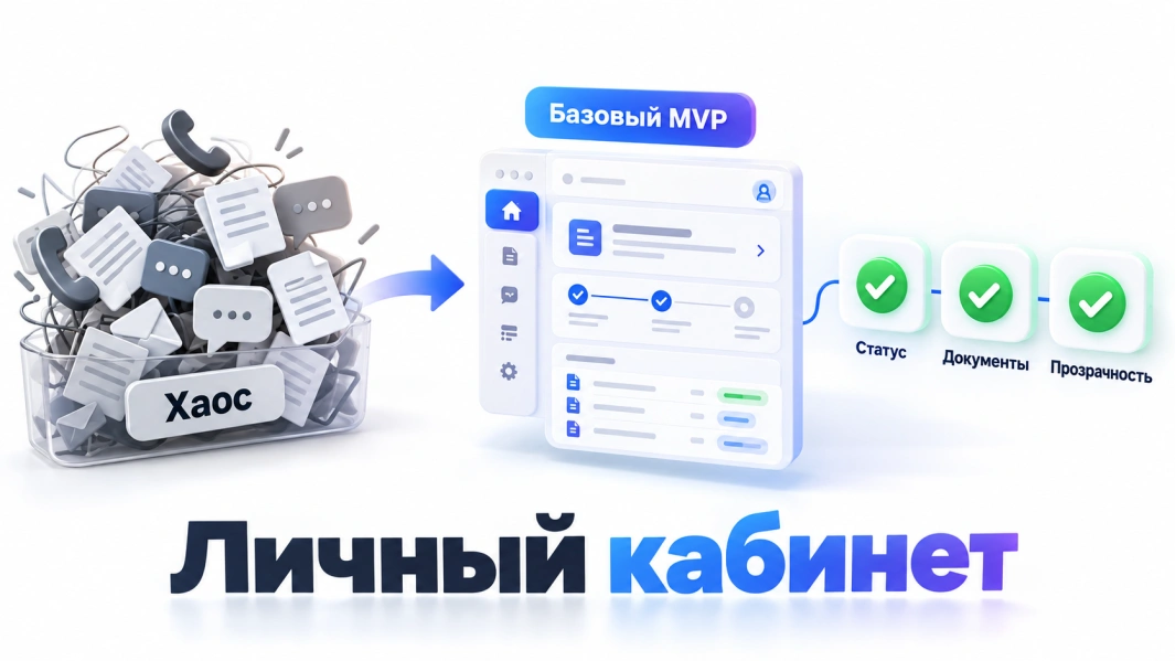 Личный кабинет клиента для сервисной компании: как собрать базовую версию и не переплатить за лишнее