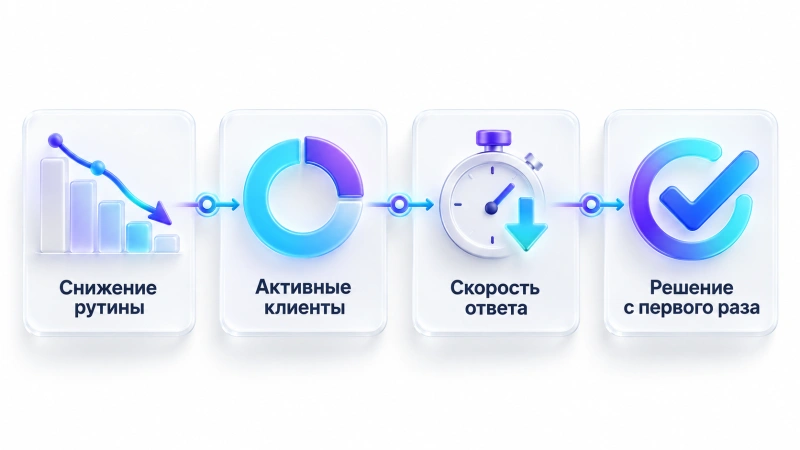 Как измерить результат самообслуживания на реальных данных