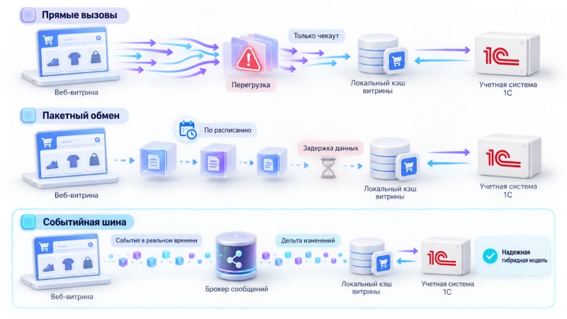 Три подхода к обмену данными и их ограничения