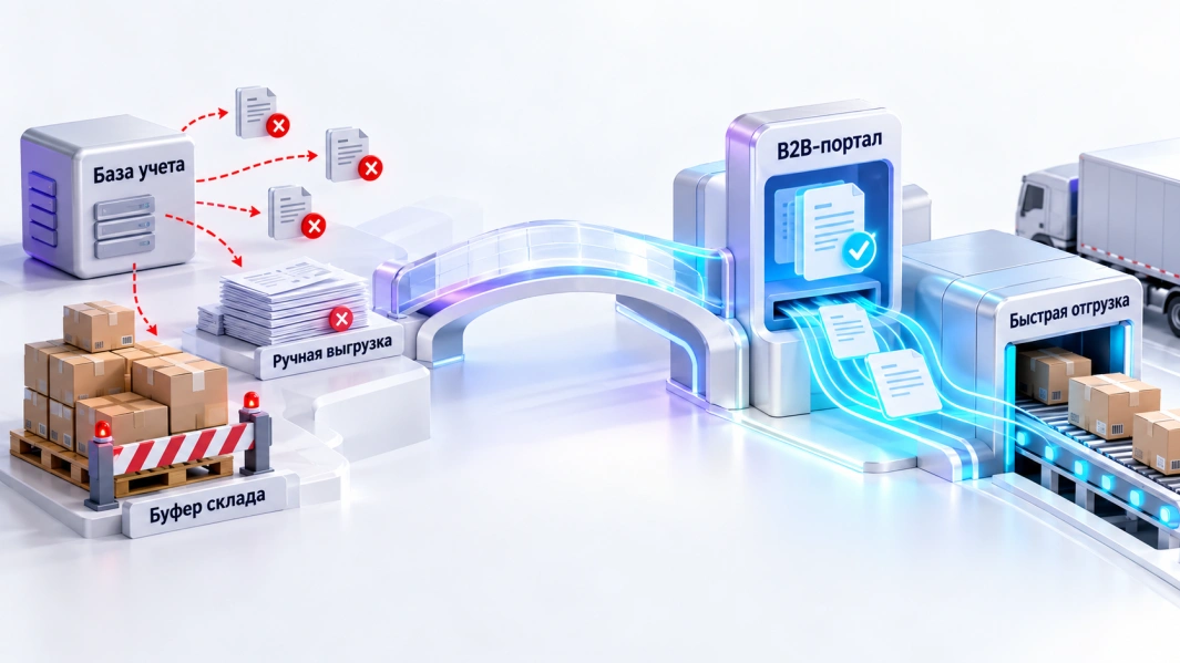Акты сверки, дебиторка и счета в B2B-портале: как автоматизировать рутину финансового и складского отделов