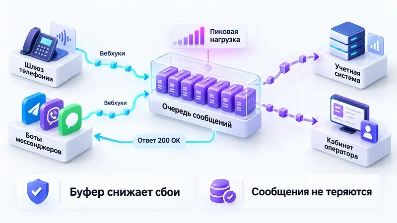 Технические подводные камни: вебхуки, лимиты и рассинхронизация